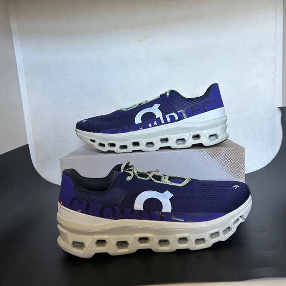 On Cloudmonster Acai (Purple)/Aloe Sneakers, 61.99027, Size 13M - Picture 1 of 16
